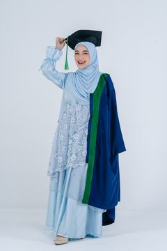 Luthfiyah Sky Blue Dress