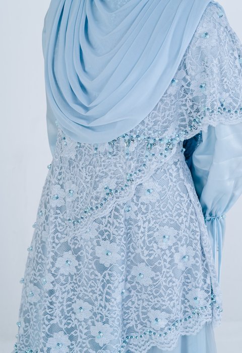 Luthfiyah Sky Blue Dress