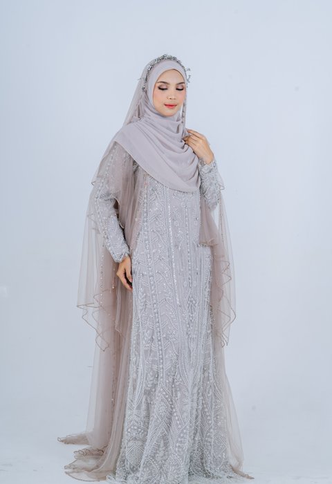 Dress champagne nudia