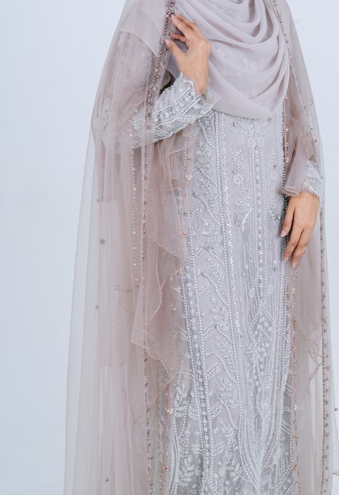 Dress champagne nudia