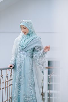 Dress Lengan Abaya
